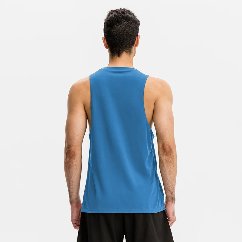 

Male Tennis Sportswear Breathable Mesh Vest Gym Powerlifting Sweatshirts Running Bodybuilding Base Layer Basketball Tank roupa