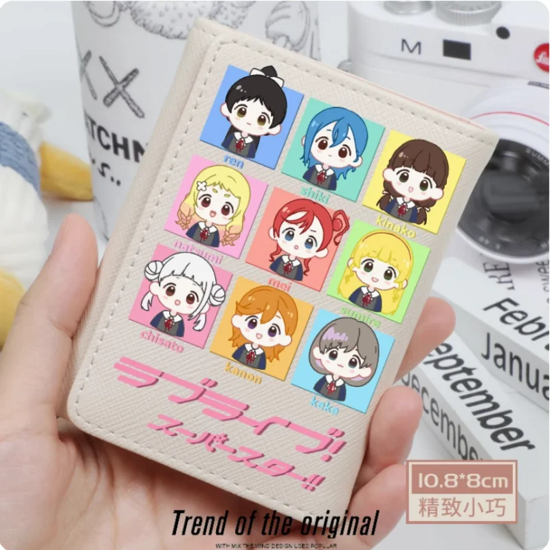 Anime Love Live! Nijigasaki High School Idol Club Fashion Wallet PU Purse Card Coin Hasp Money Bag Cosplay Gift B842