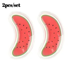 Revitalizing Gel Eye Patches for Puffiness Relief - Reusable Hot & Cold Therapy (Red)