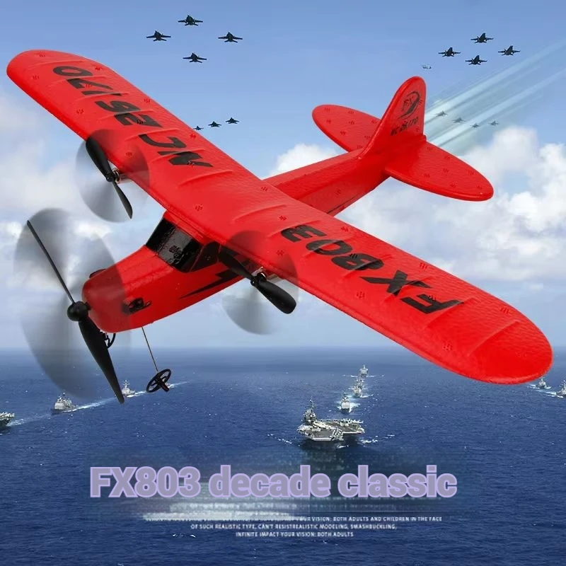 New FX803 remote control aircraft Two channel fixed wing foam remote control glider Children's aircraft model toy aircraft 4
