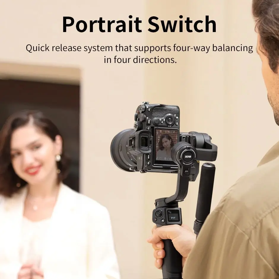 ZHIYUN Official Weebill 3S Camera Gimbal Stabilizer 3-Axis Handheld for DSLR Mirrorless Cameras for Sony Canon Panasonic Nikon