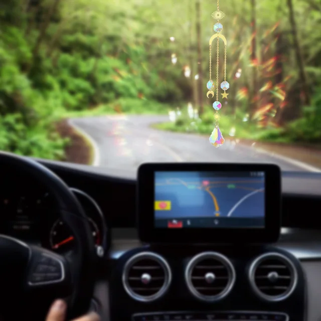 Fém Fénygyűjtemény Medál Kerti Díszek Szivárványos Könnyű Fogó Lótusz Pillangó Hold Ablak Kellékek Otthoni Fali Hálószobához - Image 3