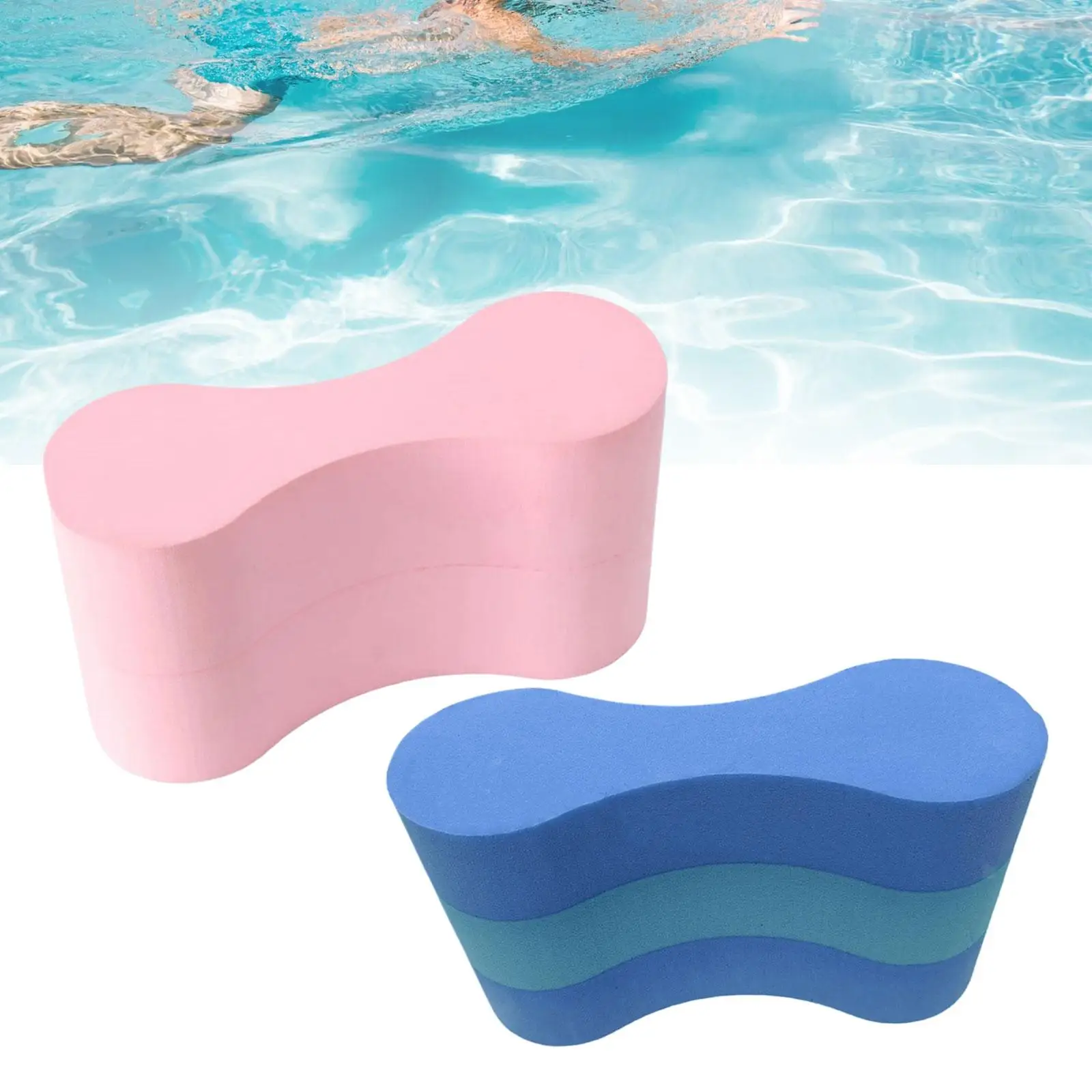 Pull Buoy Leg Float Swim Training Aid EVA Swimming Pull Float Swimming Buoy for Children Adults Men Women Upper Body Strength