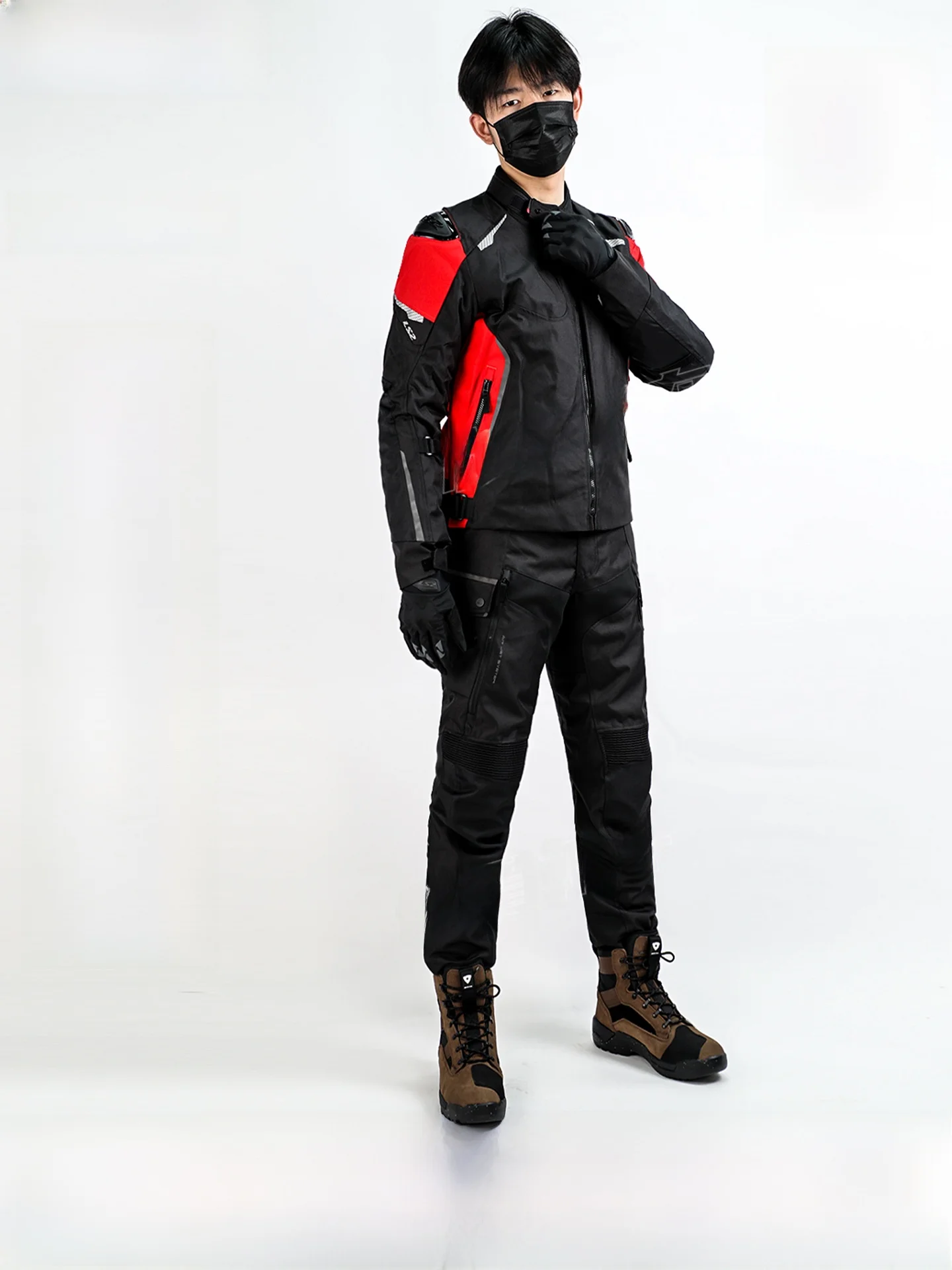 LS2 오토바이 라이딩 팬츠 랠리 스타일 남성용 오토바이 먼지바이크 추락 방지 방수 사계절 통근용 MP156