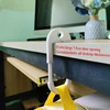 2PCS Deskside Book Bag Hooks Students' Special Coat, Hat and Bag Hooks Locking S-shaped Hooks Key Hanger 3