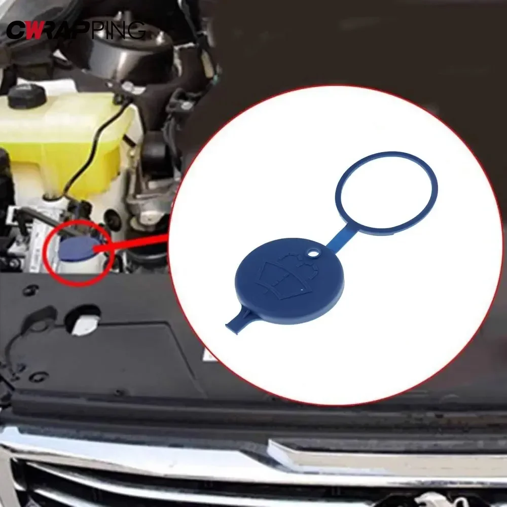 Wiper Washer Reservoir 1Pcs Car Wiper Washer Fluid Reservoir Tank Bottle Cover Cap Lid Plastic Blue For Auto Citroen C4 C5 Xantia ZX Xsara Picasso Saxo