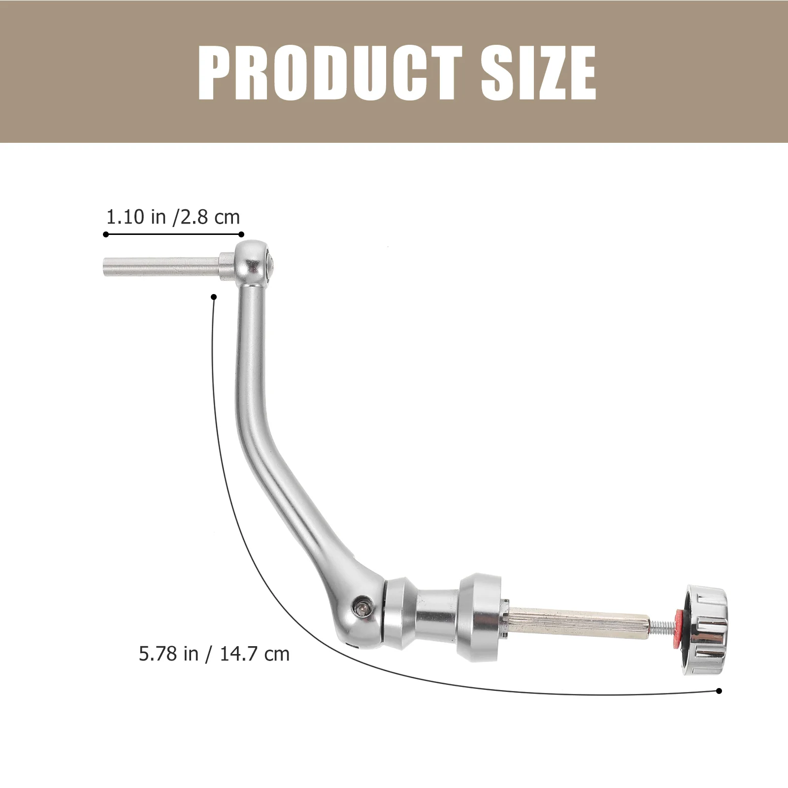 Aluminum Alloy Handle for Fishing Reel Convenient Reel Handle