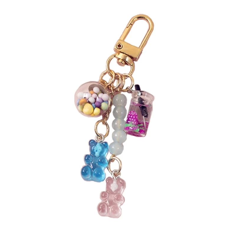 A Louis Vuitton Porte Cles Pastilles Multicolor Key Chain, 4 L