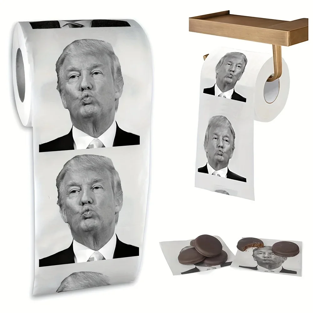 Donald 100 Sheets 1 Roll Toilet Paper Novelty Gift