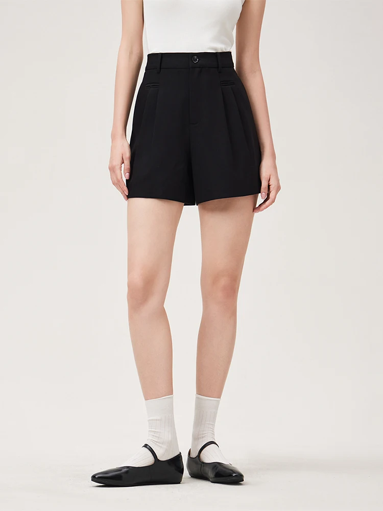 ショートパンツ SEFR Women Shorts  Burmudas 418496 WFW24THEABLA Black ショートパンツ SEFR Women Shorts Burmudas 418496