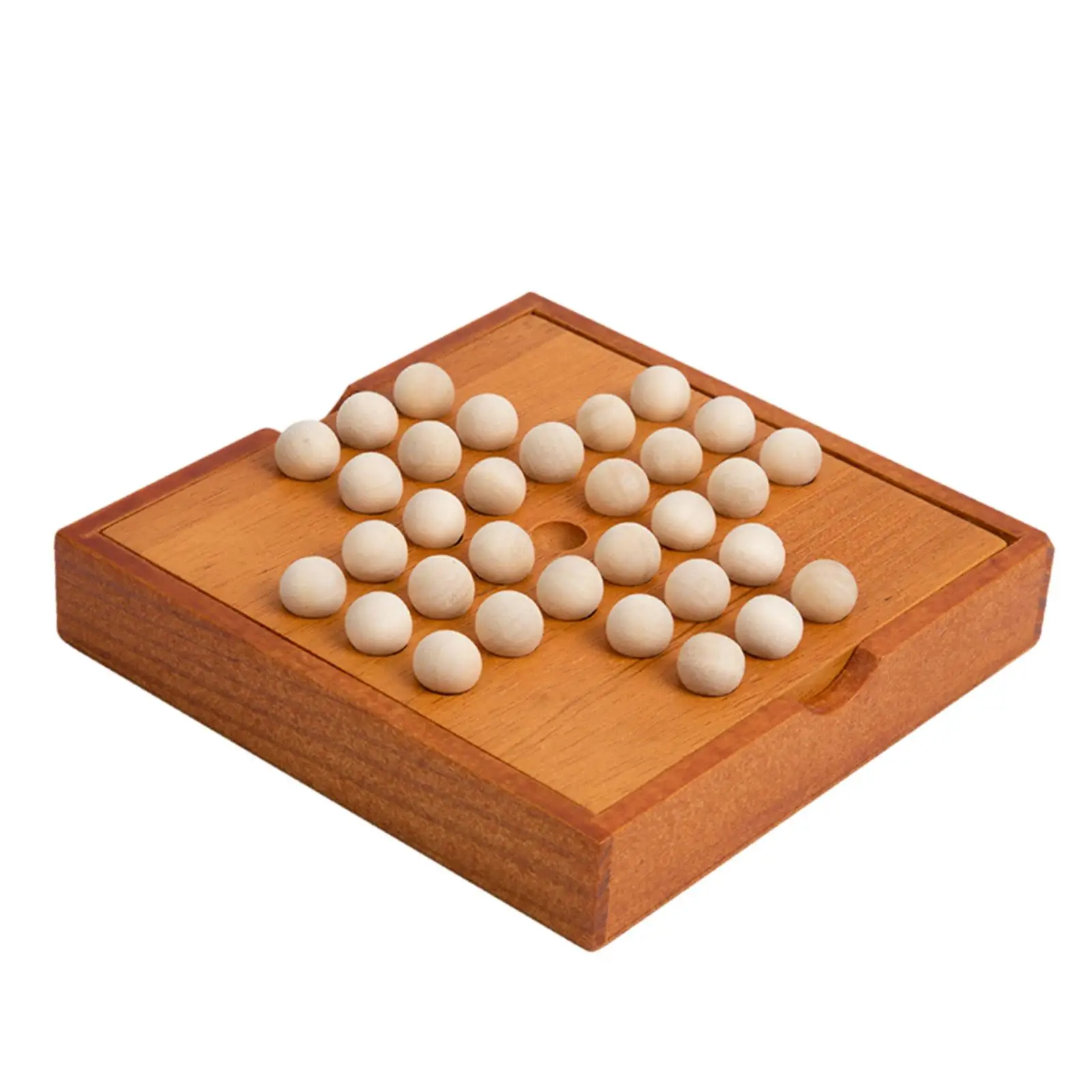 Solitaire Game Chess Toy Classical Table Top Game for Living Room Decor Kids