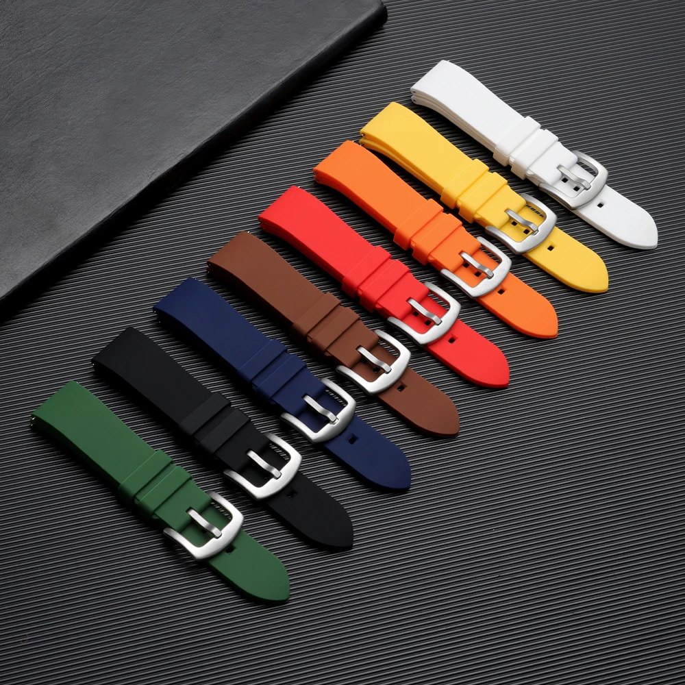 Quick Release Waterproof Silicone Sports Watchband - Soft Rubber Strap