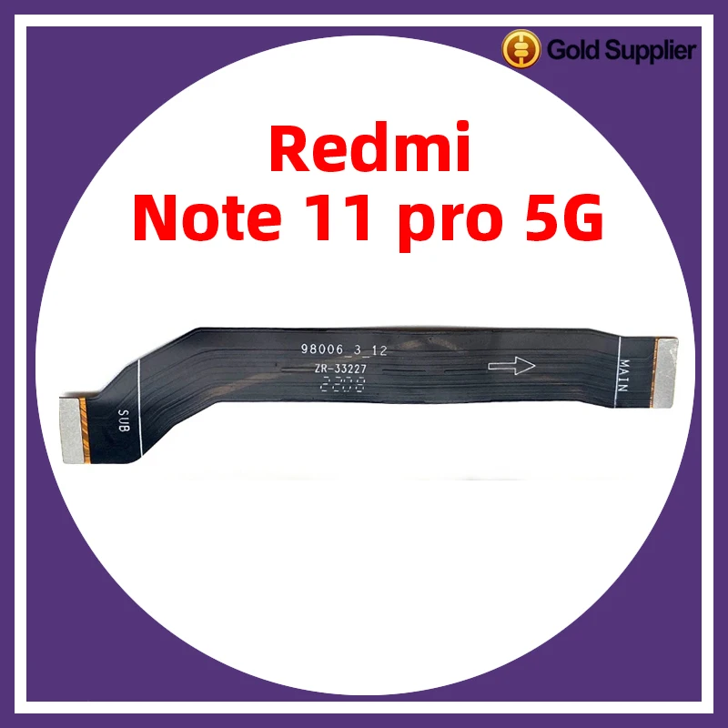 For Xiaomi redmi note 11 pro 5G Main Board Motherboard Mainboard Connector Flex Cable Replacement