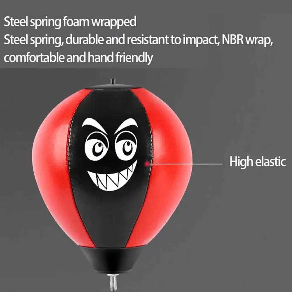 Desktop Boxing Speed Ball Punching Bag Stress Buster With Cup Suction Reduce Suction Ball Punch Cup Table Tension Boxing De H1V7