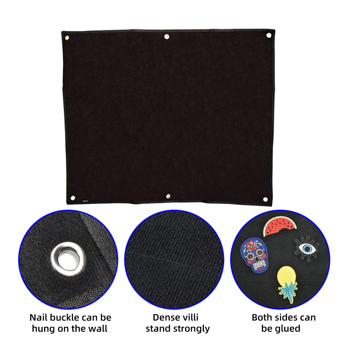 Oxford Cloth Display Board Armband Patch Collection Display Board With Wall Hanging Holes Wall-mounted Storage Board