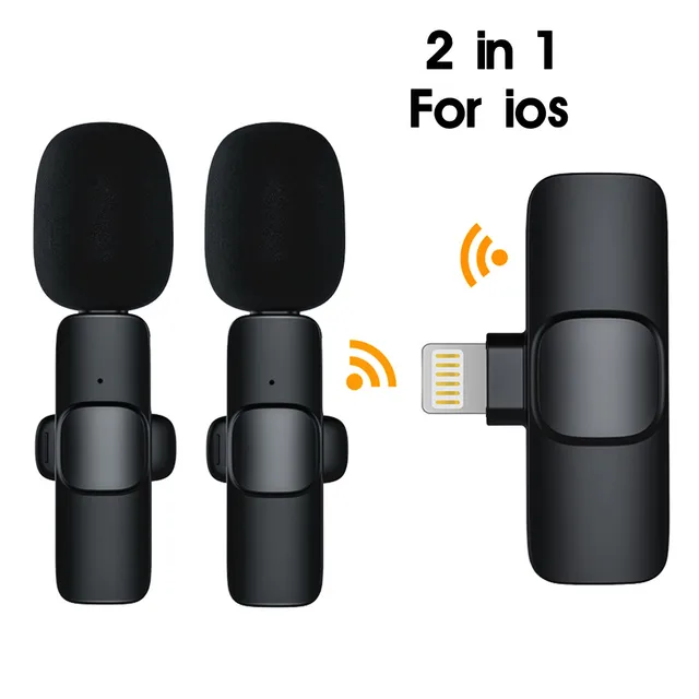 Wireless Lavalier Microphone 360 Pickup 