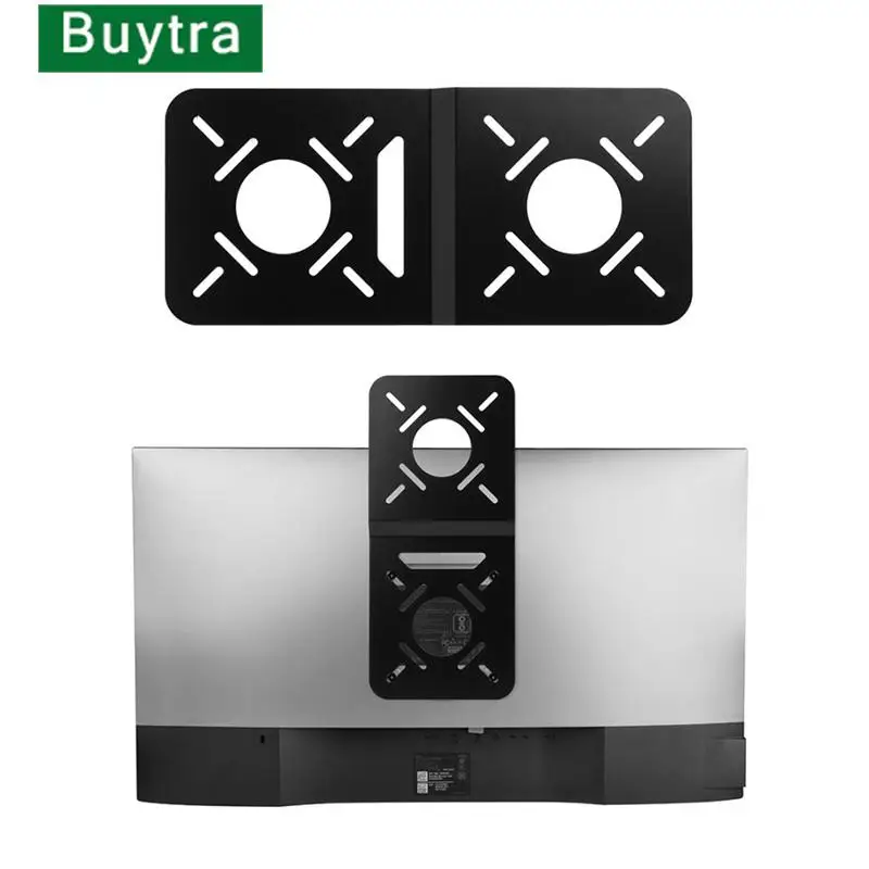 VESA Mount for Mini PC Mini-Host Hanging Bracket VESA Holder PC Monitor Two Screen Mounted Tablet Pad Mounting Rack monitor bracket