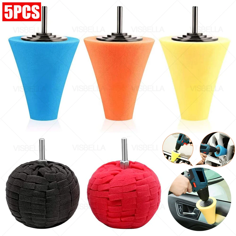 Waxing Polishing Ball Sponge Steel Ring Details Polishing Disc