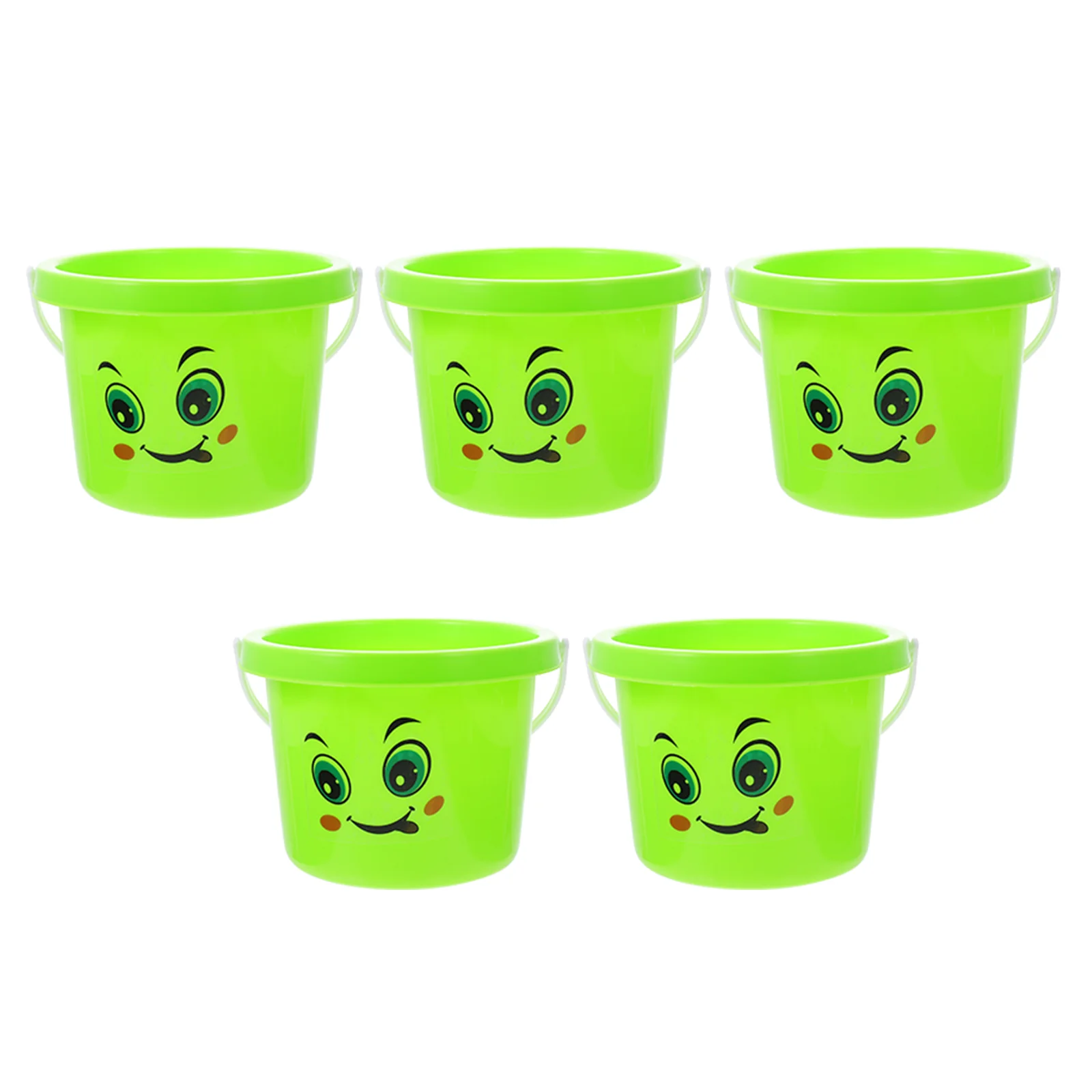 

5Pcs Portable and Lovely Sand Buckets Small Sand Buckets for Kids Toddlers