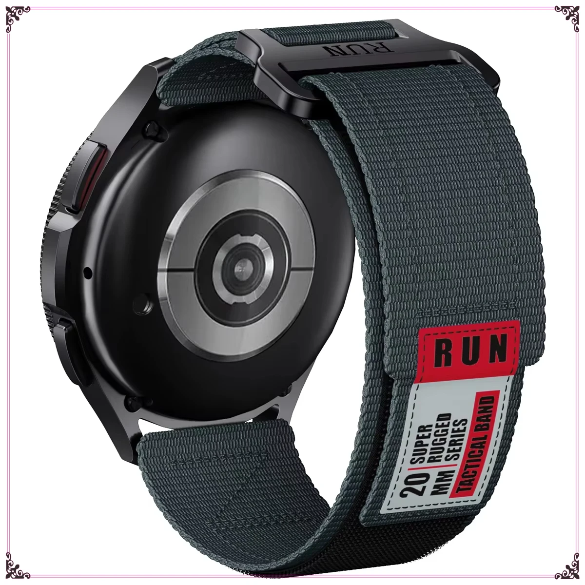 Versatile Nylon Sport Watch Strap - Colorful Wristband Accessory