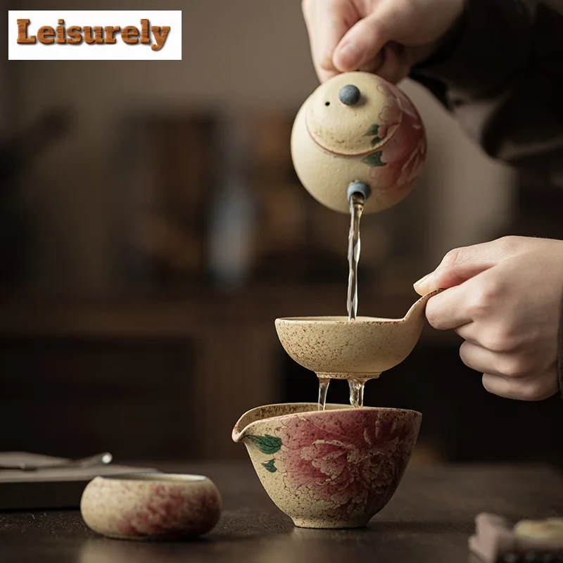 Blue And White Flint Red Tea Separator Infusor Elegant Tea Strainer Dispenser Tea Making Tea Filter Cha Supplies Collection Gift