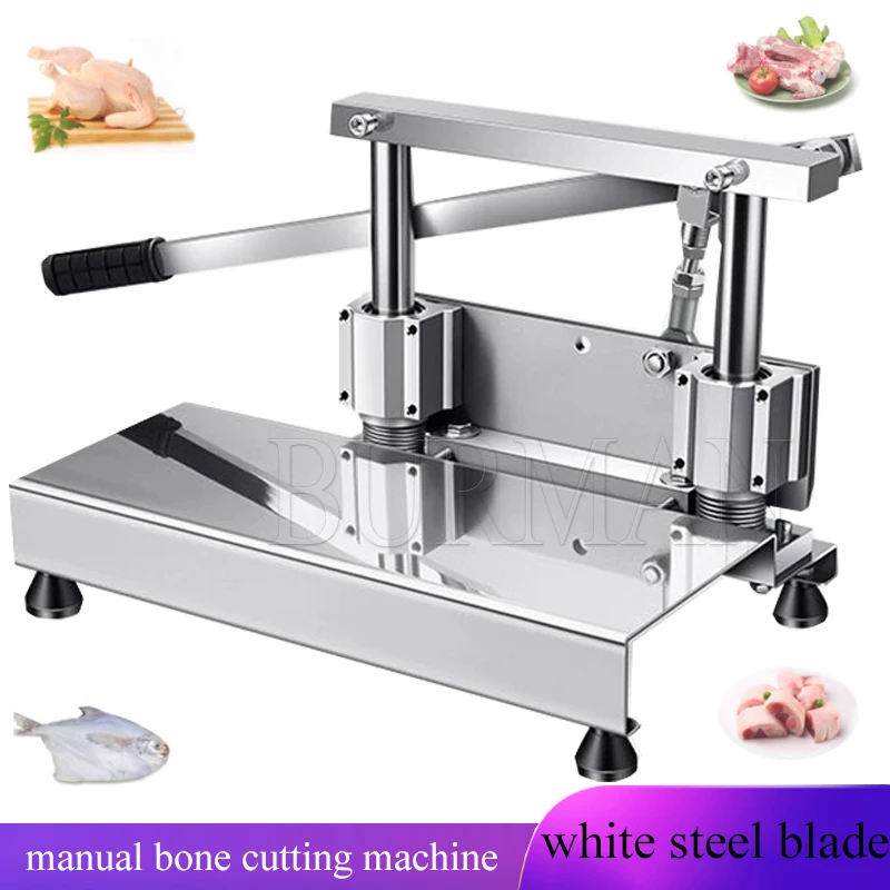 

Bone Cutting Machine Commercial Manual Chop Pig Trotters Chopped Guillotine Frozen Meat Cut Bone Chopped Home Small Bone Saw
