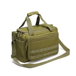 Shooting Pistol Storage Bag Tactical Range Bag Molle 600D Waterproof Gun Bag Military Hunting Accessories Tool Sling Bag