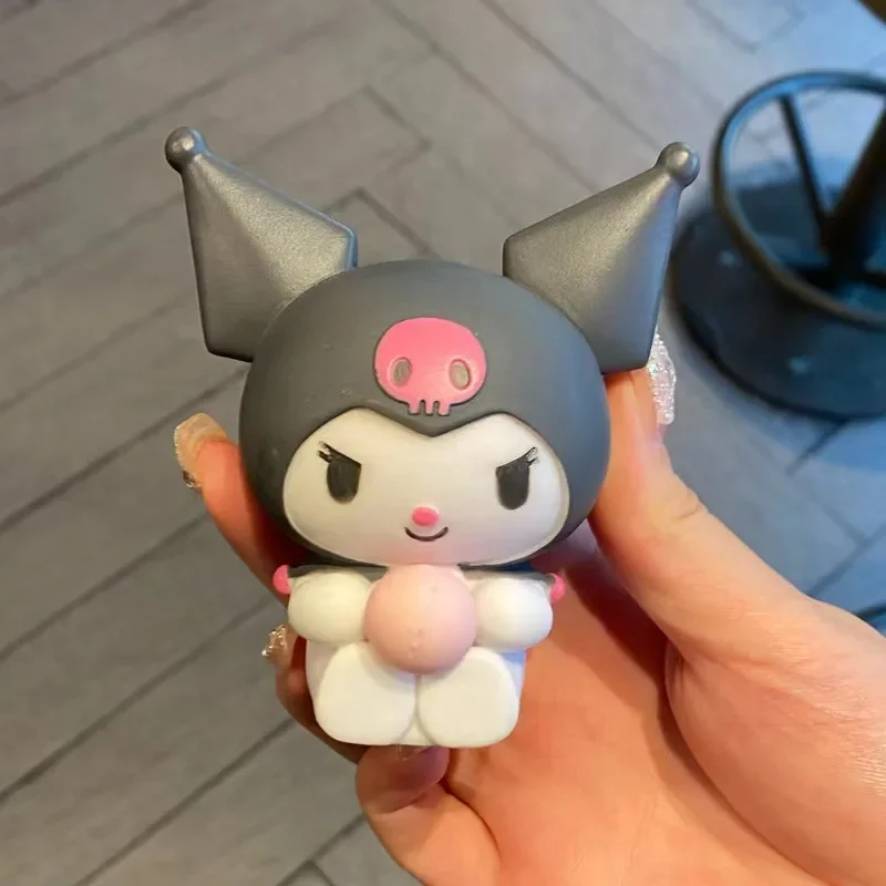 MINISO 산리오 감압 장난감, 애니메이션 쿠로미 슬로우 리바운드 장난감, 카와이 시나모롤 핀칭 음악, 창의적인 스퀴즈 버블, 아이 선물