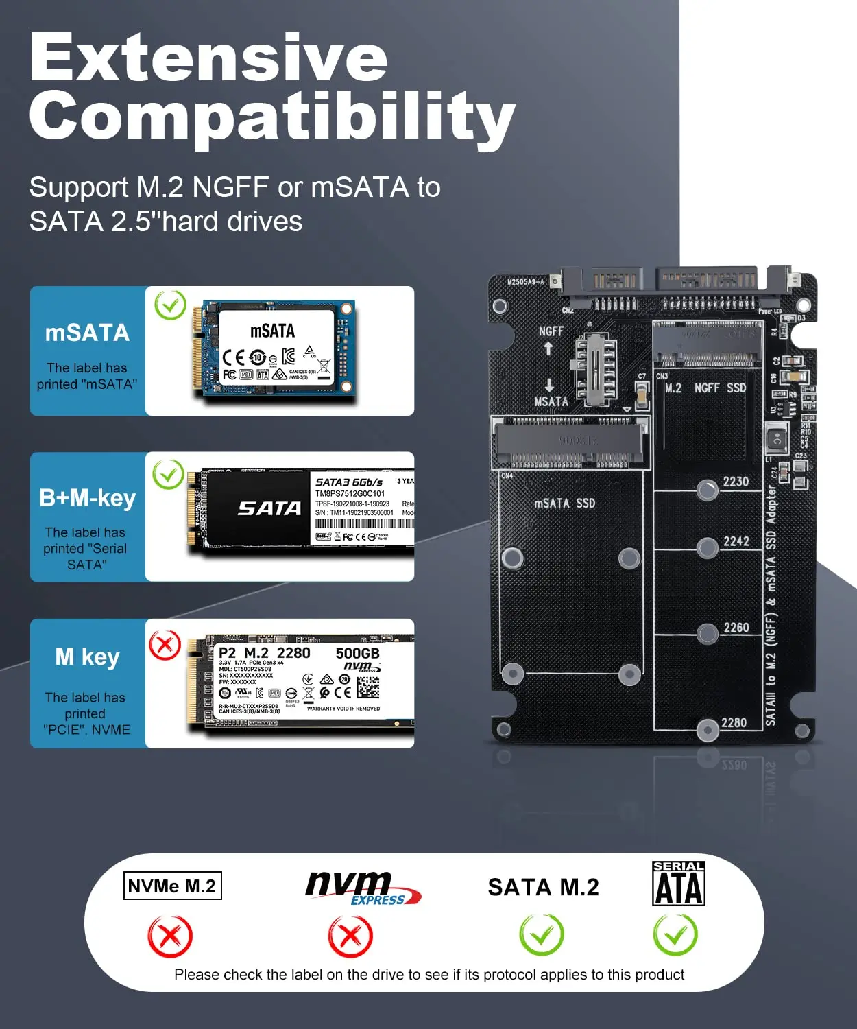 Electop m.2 ngff zu sata adapter usb 3,0 msata adapter ssd solid state drive konverter platine mit kabel riser karte für pc-laptop