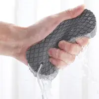 Éponge de bain magique 3D pour enfants, exfoliante pour le corps, élimine les peaux mortes, masseur, brosses de douche nettoyantes, éponge exfoliante, gadget. 3