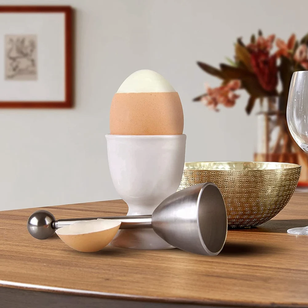 Egg Cutters, Egg Slicer Kitchen Opener Tool Cracker Remover Shells Separator for Hard Soft Boiled Eggs