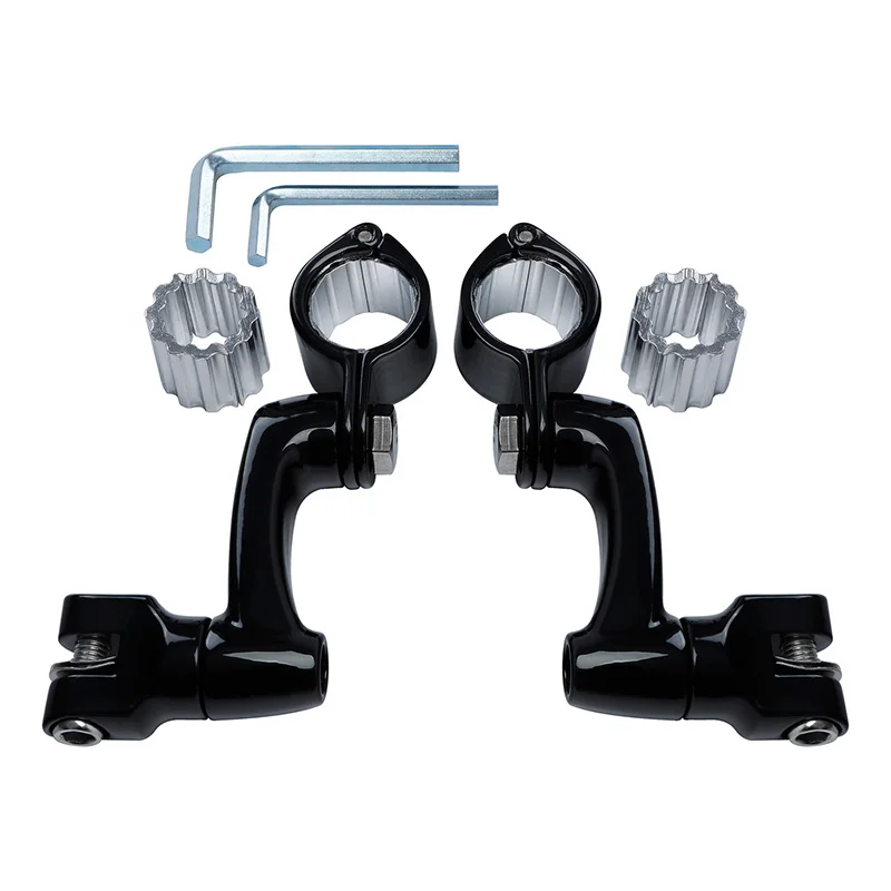 Motorcycle Highway Foot Peg Mounts Clamps For Harley Engine Guard Crash