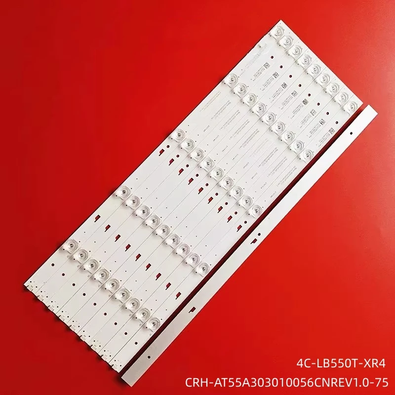 10-50 Pz Striscia Di Retroilluminazione A Led Originale 5 Lampada 55 Pollici Tv Crh-At55A303010056Cnrev1.0-75 Muslimah 49 Fx500
