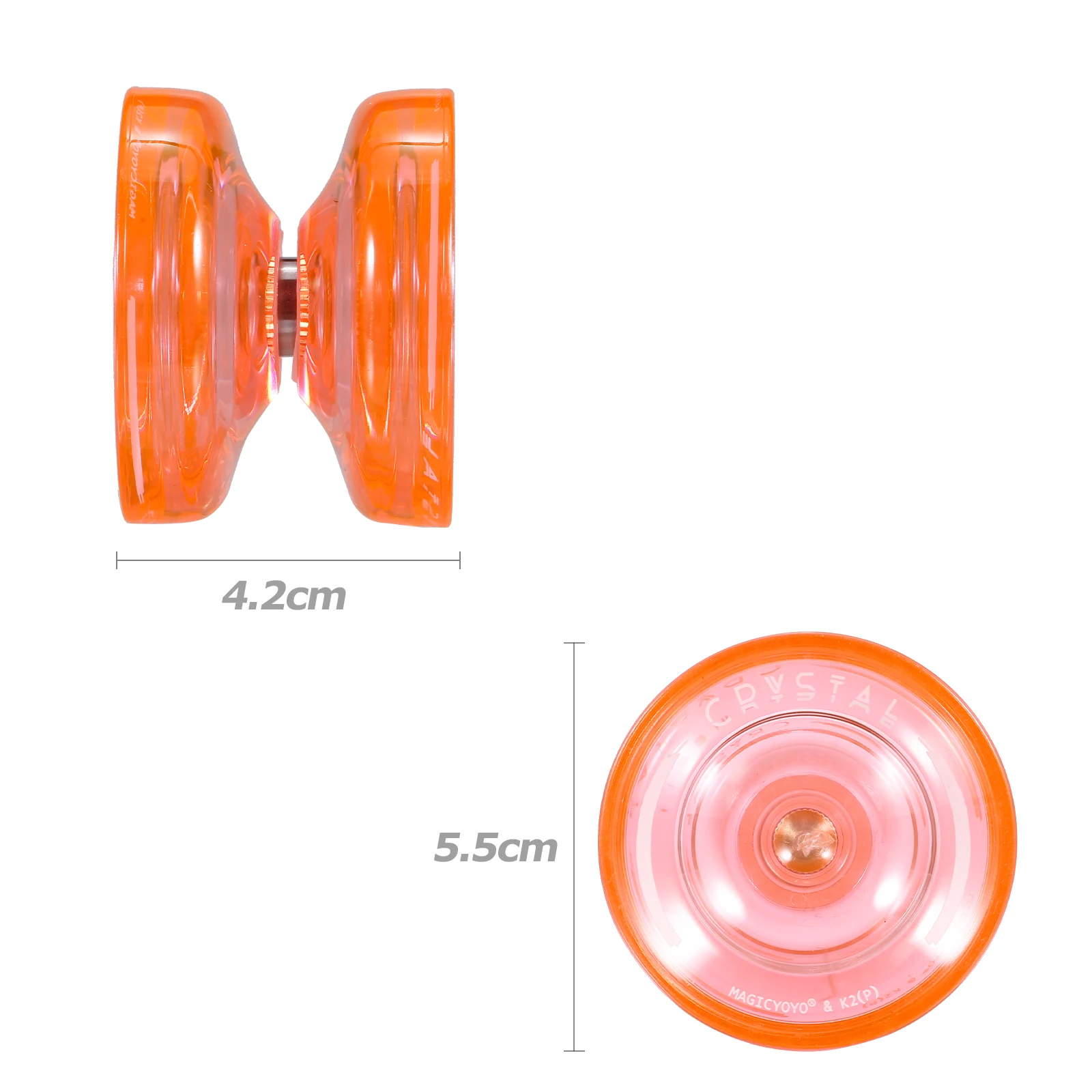 Yoyo ball MagicYoyo K2P Responsive Yoyos Kids Beginner Yoyo Narrow Bearing Steel Axle ABS Body Looping Play