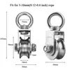Pulley Wheel Stainless Steel Duplex Bearing Super-Silent Detachable 360 Degree Rotation Pulley System Gym Loading 500KG 3