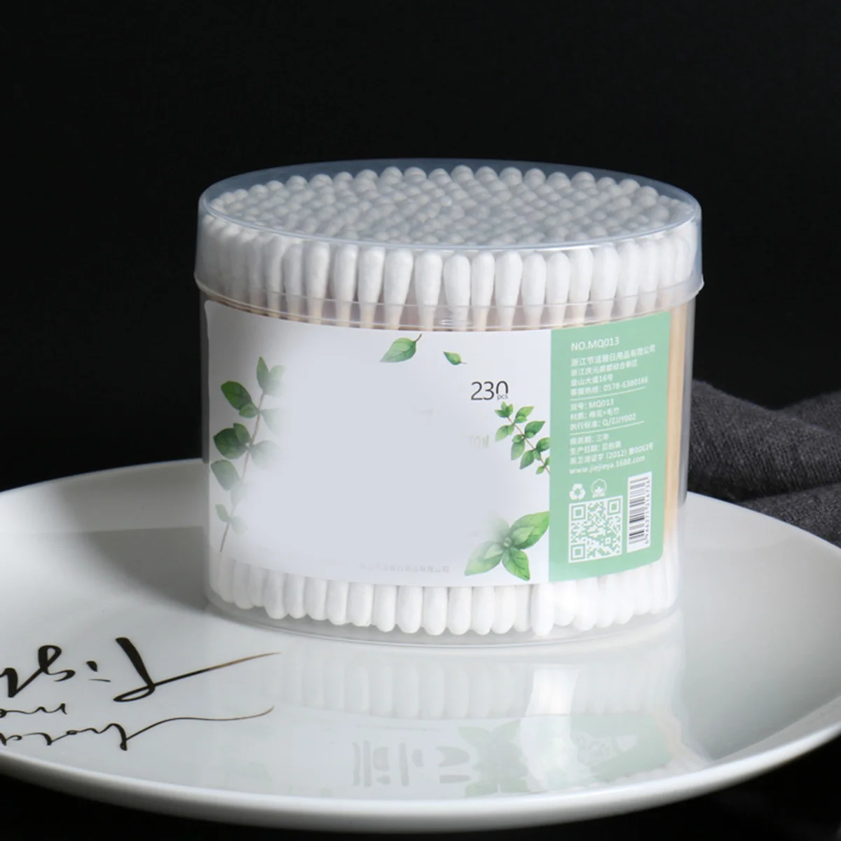 230 Pcs Cotton Swab Sticks for Ears Cast Buds Makeup Organic Oval Canning Swabs Cleanning Fioc Pointed 4