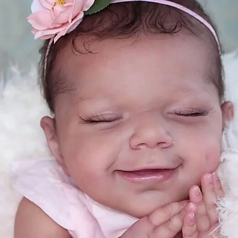 

11inch Reborn Doll kit April Unfinished Doll Parts Full silicone Body