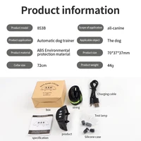 USB Rechargeable Dog Training Collars Auto Anti-Bark Collar Safety Static Shock 7 Sensitivity Level Nylon Collar Pet Supplies 5