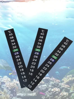 1pc-Accurate and easy to read aquarium thermometer stickers - perfect for monitoring water temperature in fish tanks 1