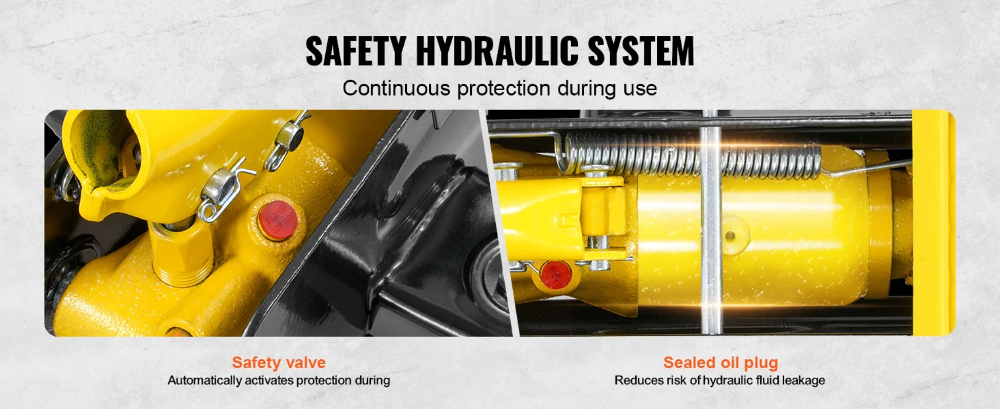 Detail hydraulického systému