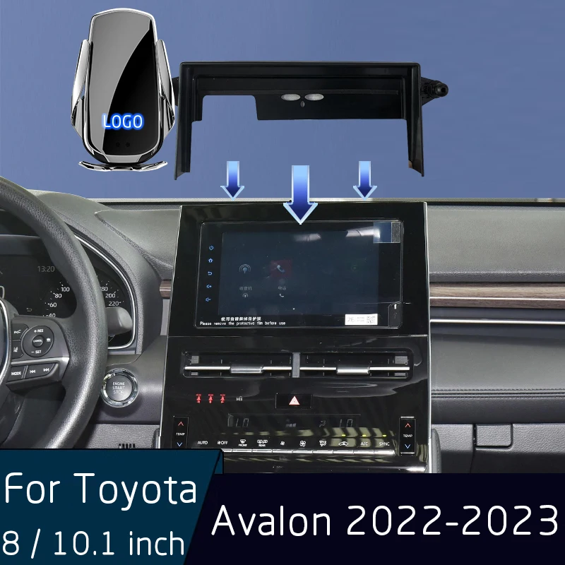 

Для Toyota Avalon 2022-2023, автомобильный инфракрасный индукционный фотодержатель, экран зарядного устройства 8/10, 1 дюйм, фиксированная фоторамка