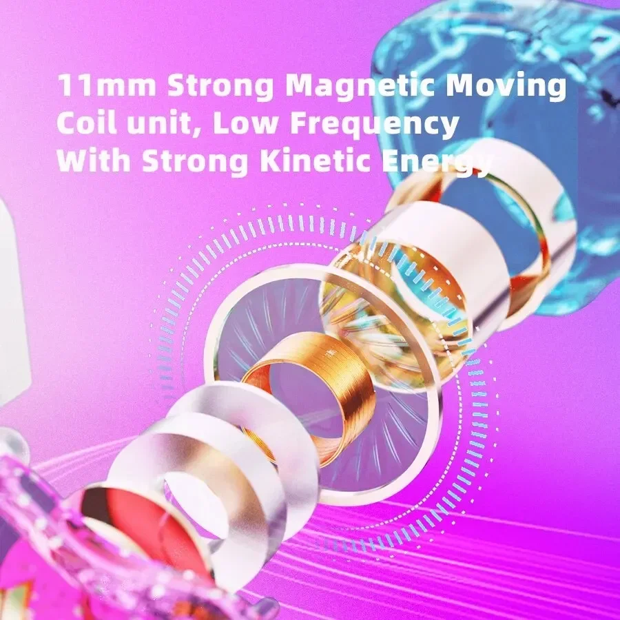 QKZ AK6 Pro الألعاب النحاس سائق HiFi السلكية سماعة...