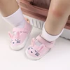 0-18M Lovely Pink Spring Autumn Style Lovely Bow Solid Color Princess Shoes 0-18 Months Baby Casual Shoes Newborn Toddlers 6