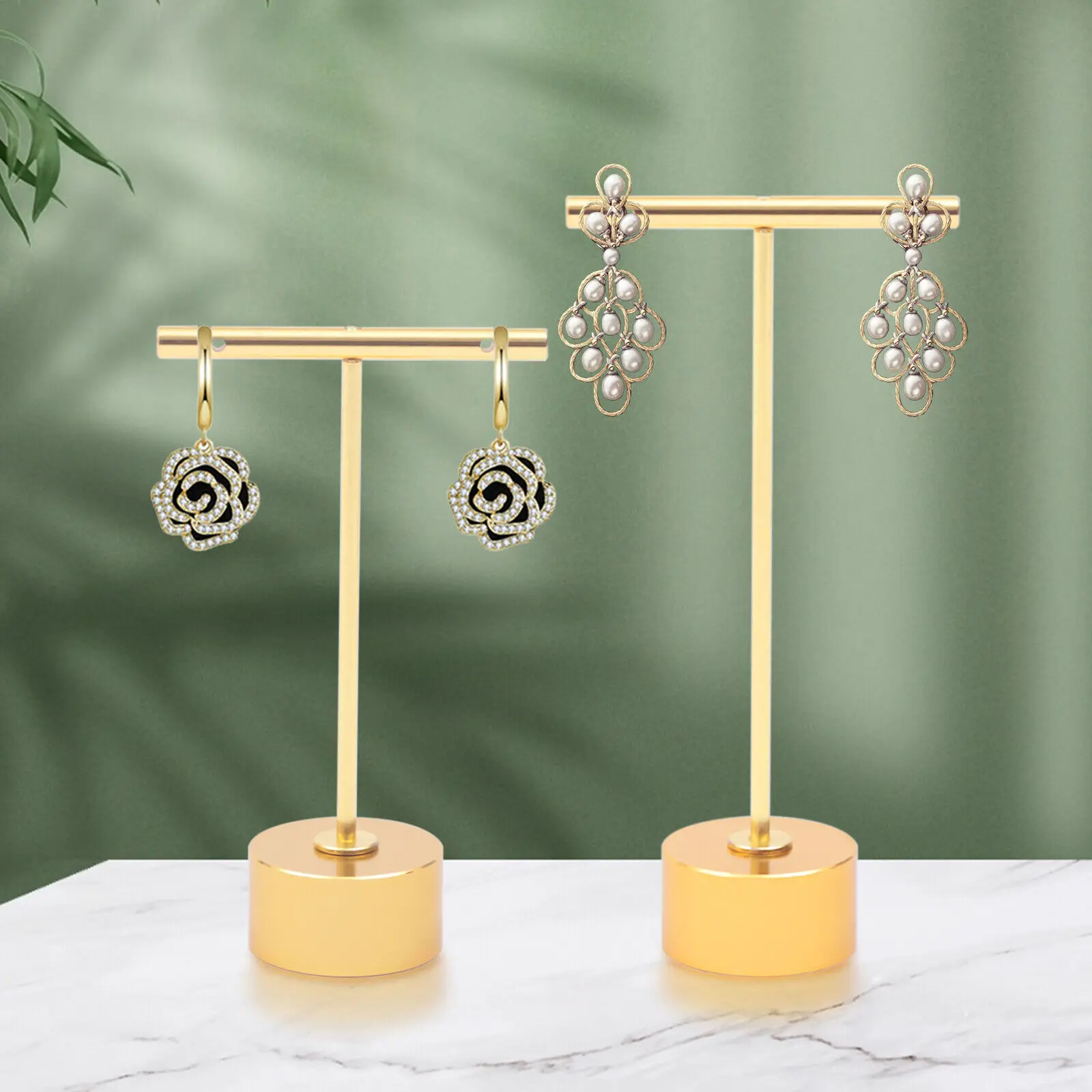 

Jewellery Display Stand / Metal Display Stand / Earrings Studs Holder Gold