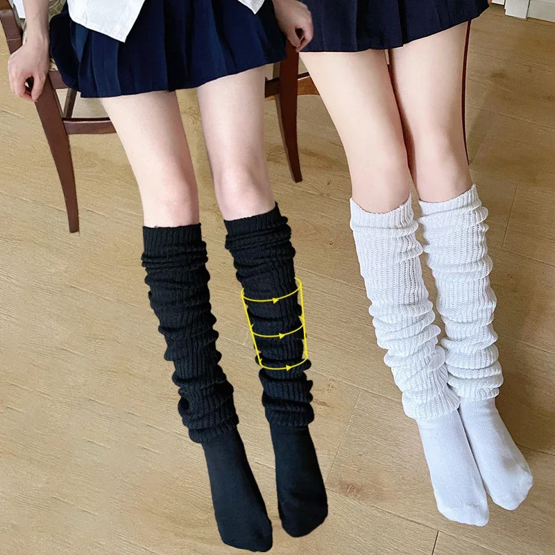 

Women's Slouch Socks, Loose Socks, Boots, Stockings, Japanese High School Girl JK Uniform Accessories, Warm Leg Cosplay Socks