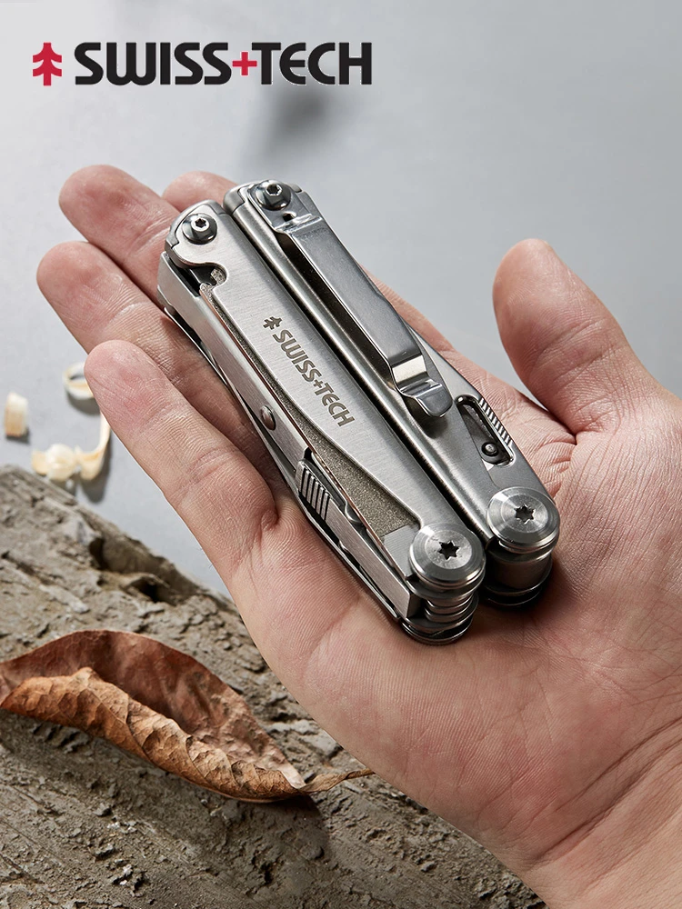 SwissTech Folding Multitool Pliers 18 in 1 Multi functional Combination