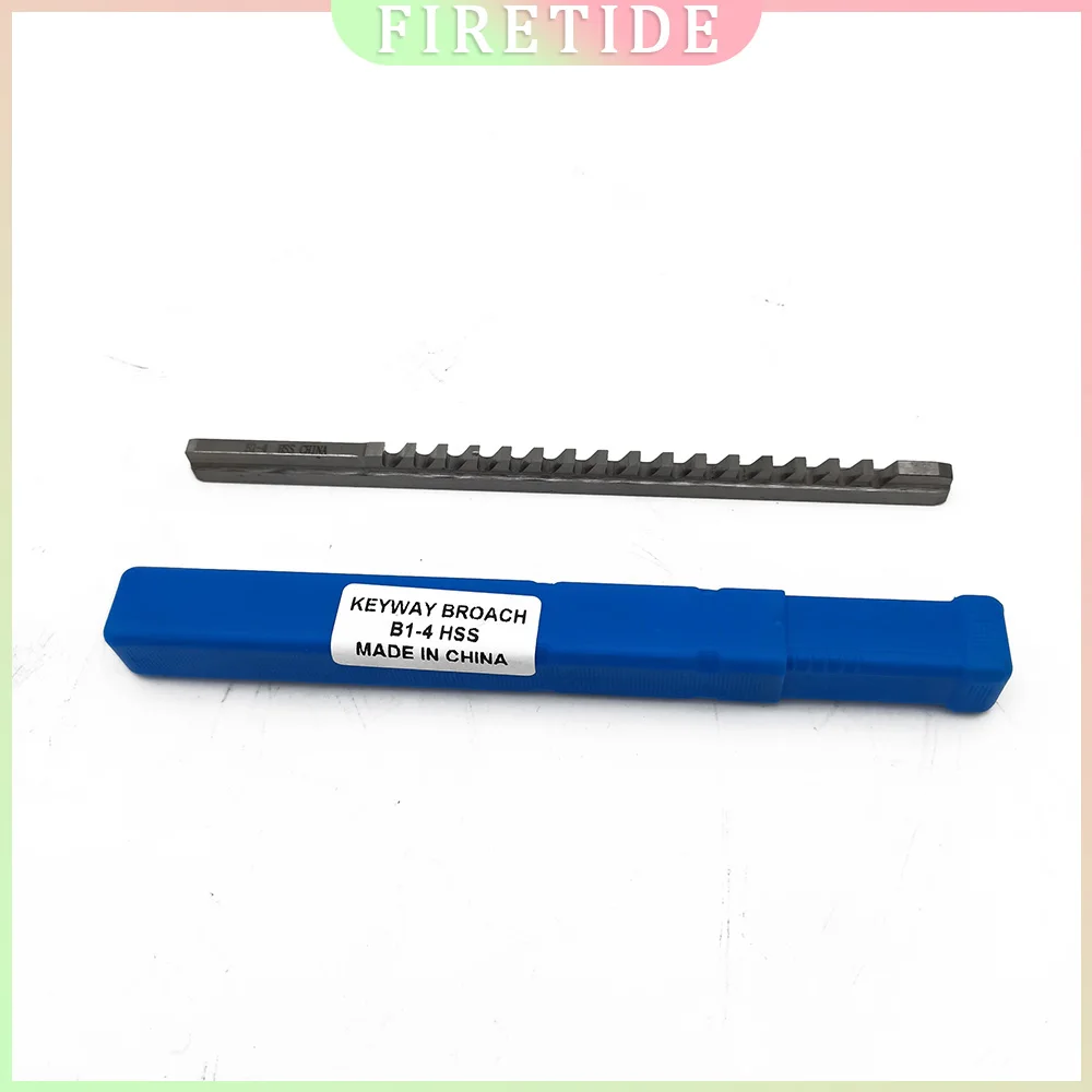 4mm B1 Push-Type Keyway Broache Metric Size HSS Keyway Cutting Tool 1PC for CNC