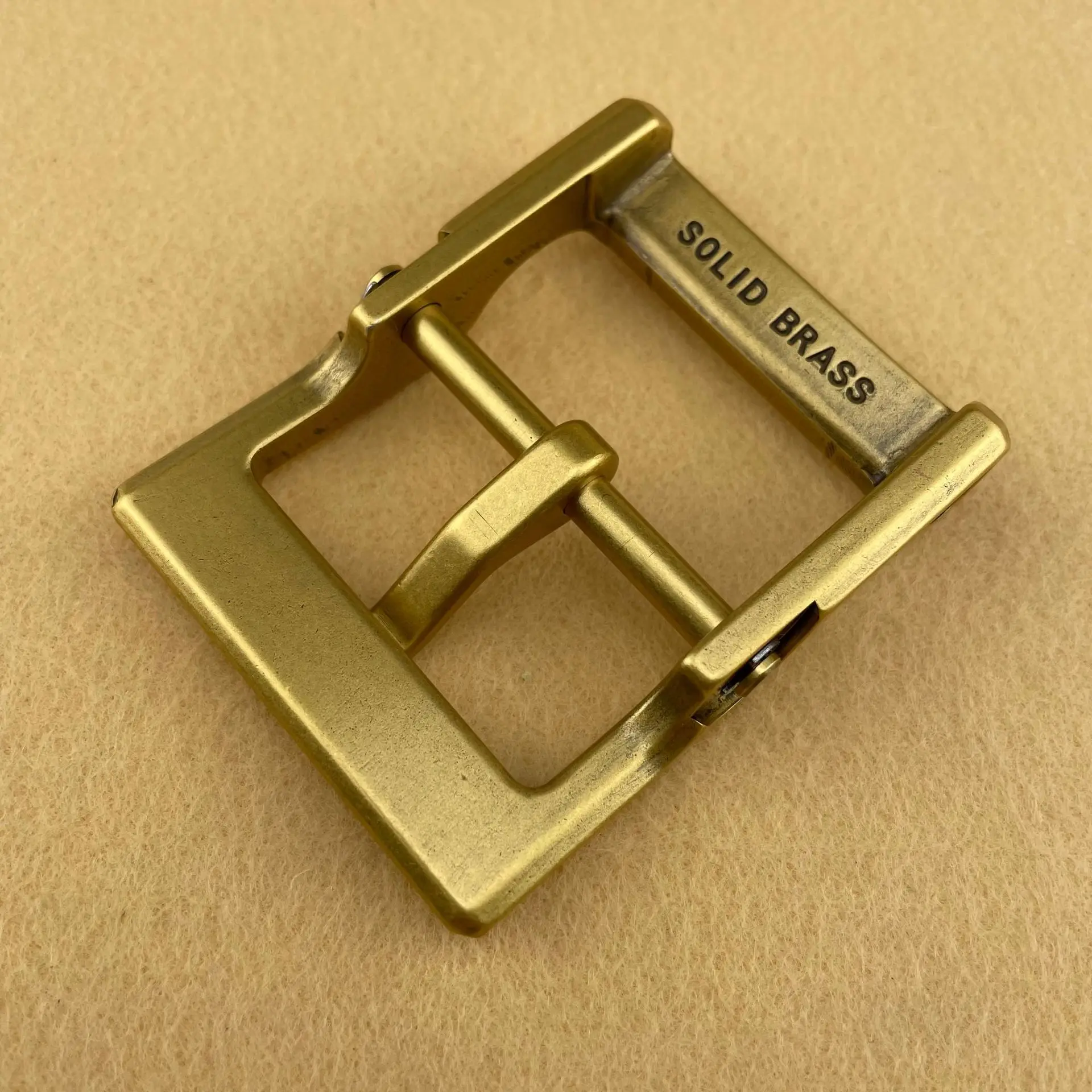 Luxury Solid Brass Belt Buckle for Men's DIY Leather Crafts