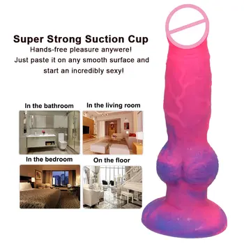 Realistic Dog Dildo Simulation Penis Animal Dildo Anal With Suction Cup Adult Toy Cheap Sex Toy For Woman Lesbian Strapon Dildo 4