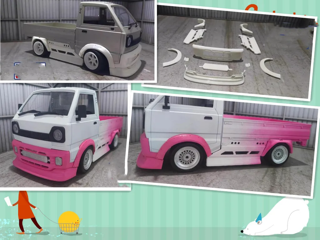 ケイ　wpl d12 D12 Kei Truck - RTR - Blue – WPL RC Official Store